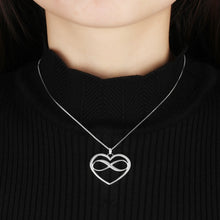 Load image into Gallery viewer, Personalized Heart &amp; Infinity Necklace
