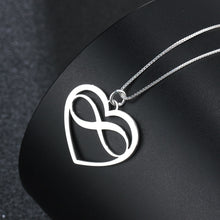 Load image into Gallery viewer, Personalized Heart &amp; Infinity Necklace